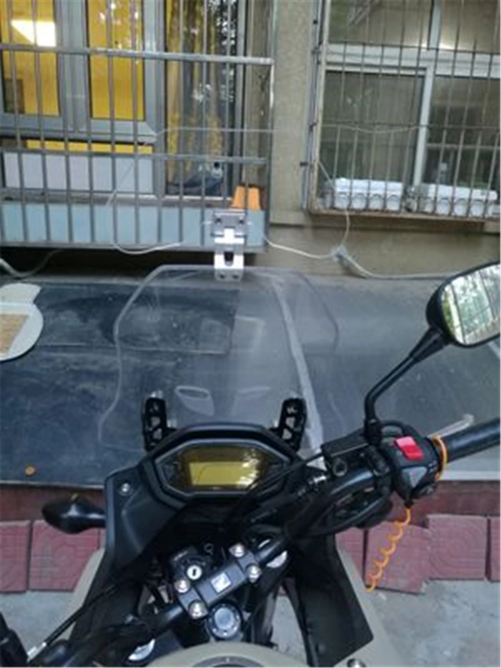 deflector windshield