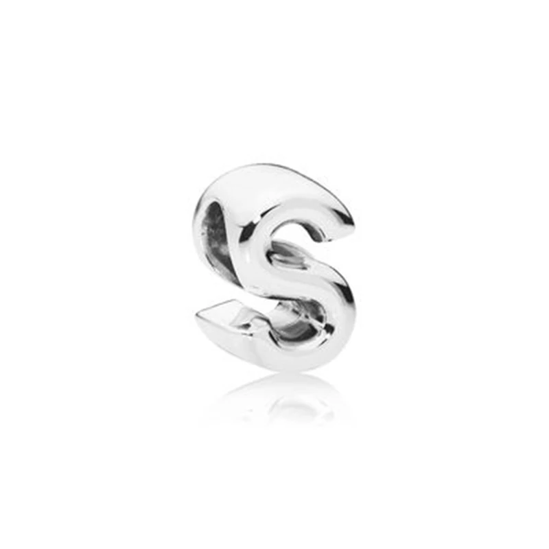 Baopon Английский алфавит буквы A-Z Кристалл Шарм Бисера Подходит Pandora браслет ожерелье для производства аутентичной бижутерии