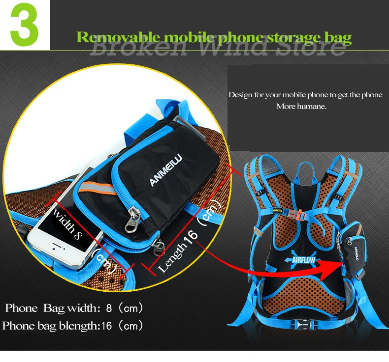 Perfect Anmeilu 18L Cycling Hydration Backpack Waterproof Nylon Bicycle Bag With Rain Cover Bike Water Bag Climbing Hiking Shoulder Pack 16 Perfect Anmeilu 18L Cycling Hydration Backpack Waterproof Nylon Bicycle Bag With Rain Cover Bike Water Bag Climbing Hiking Shoulder Pack 16