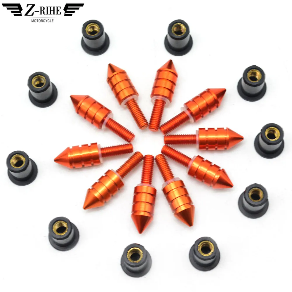 5mm Universal Motorcycle 5mm Windscreen Windshield Bolts Screw for ducati st4s 750ss gt1000 honda cb919 crom cbf1000 gn250 gn125