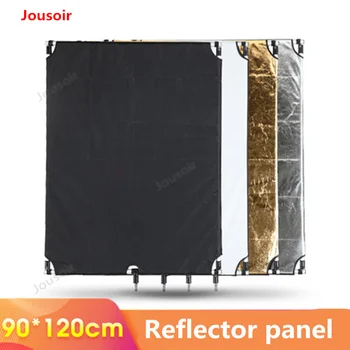 

90x120cm 35''x47'' Photographic Flag Plate Portable 5 In 1 Combination Flag Plate Detachable Reflector Cover Board T03 CD05Y