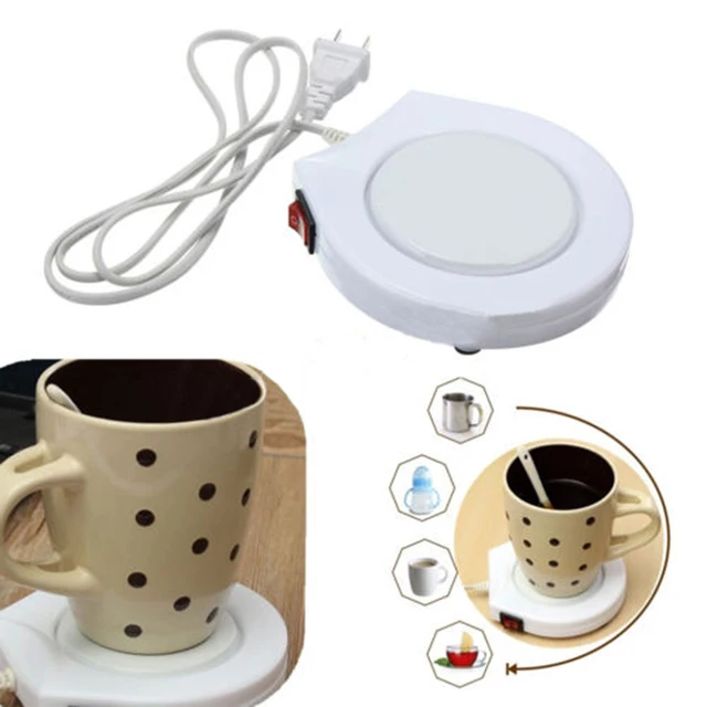 New White Electronic Ed Mug Bottle Warmer Heater Pad Coffee Tea New White Electronic Ed Mug Bottle Warmer Heater Pad Coffee Tea Milk Us Plug 220v
