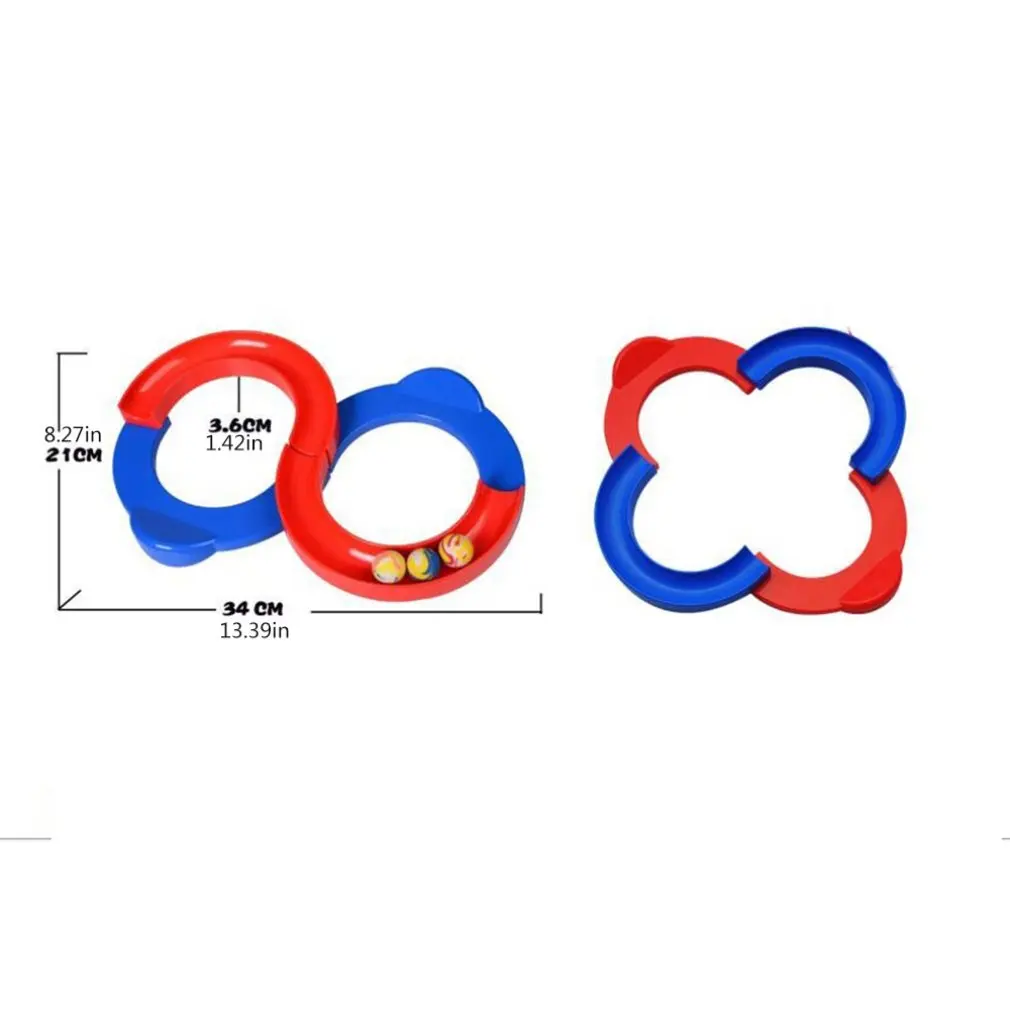 Дети 88 форма бесконечная петля трек Упражнение внимание Обучение игрушки 88 трек мяч сенсорные игрушки для интеграции