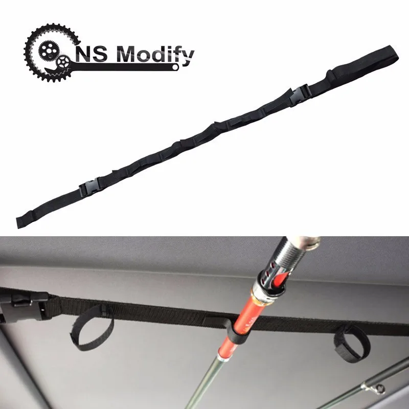 NS Modisy 1Pc Car Fishing Rod Tie Holder Strap Suspenders Belt Hook Loop Vehicle Carrier Band Tackle Boxes Tools | Автомобили и