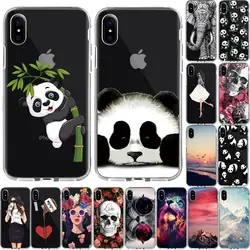 Alpine panda Лев чехол для телефона с рисунком чехол для Coque iPhone X XS Max XR 5 5S SE 6 6 S 7 8 плюс 8 плюс Fundas Shell