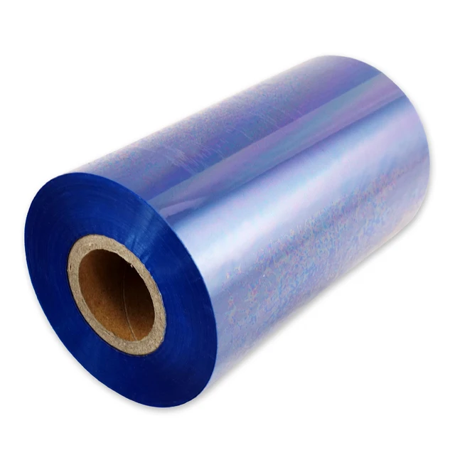 wax ribbon blue color 110x300m thermal transfer ribbon for zebra avery labels printer