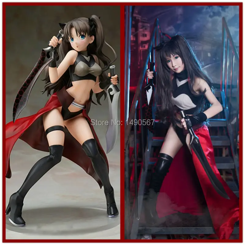 

fate stay night \ fate zero Tohsaka Rin warrior ver cos suit Cosplay Costume