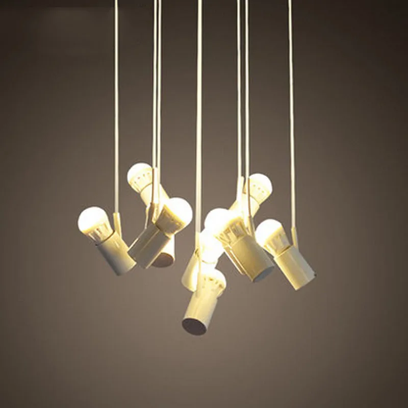 Modern Pendant Lamp LED Restaurant Light Creative 10 Heads Desig Bar Cafe Bedroom The bird Lamps E27 Bulb Included | Лампы и освещение