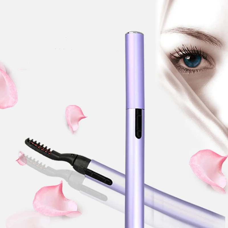 

Mini Pen Style Electric Perm Heated Makeup Eyelash Curler Long Lasting Eye Lash Curler Makeup Curling Kit for Women