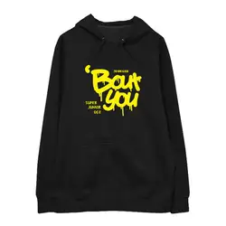 Kpop SUPER JUNIOR DongHae EunHyuk бой вы альбом Толстовка Свободные пуловер с капюшоном принтом толстовки длинными рукавами WY815