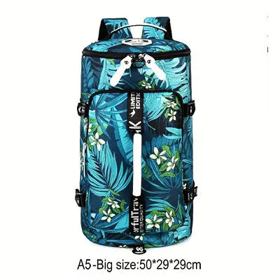 Женская спортивная сумка, спортивная сумка, уличный спортивный рюкзак для девушек, стиль, с принтом, для фитнеса, сумка через плечо, женская спортивная сумка для фитнеса - Цвет: A5