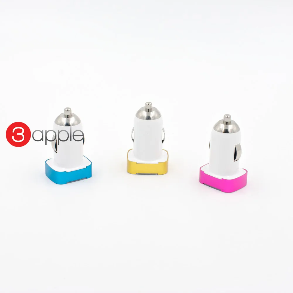 2.1A Carregador For LG iphone sansung galaxy s5 S4 S3 xiaomi red rice HTC Nokia Huawei Lenovo k900 Cargador mini USB Car Charger  Compatible with for iphone 4 5 Samsung S4 S3 Motorola HTC LG Nokia Hua