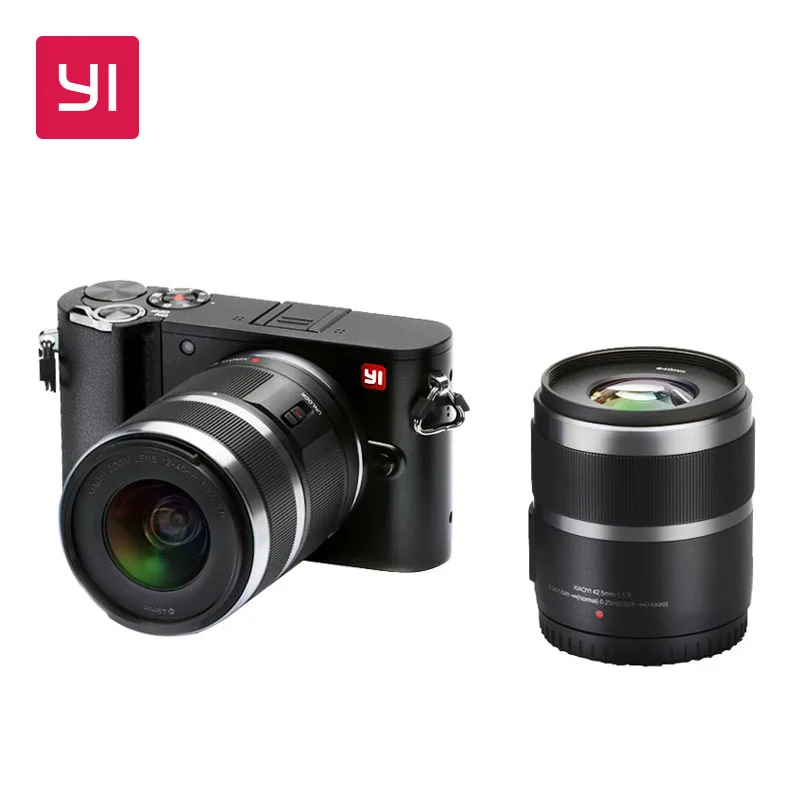 

YI M1 Mirrorless Digital Camera Prime Zoom Two Lens LCD Minimalist International Version RAW 20MP Video Recorder 720RGB