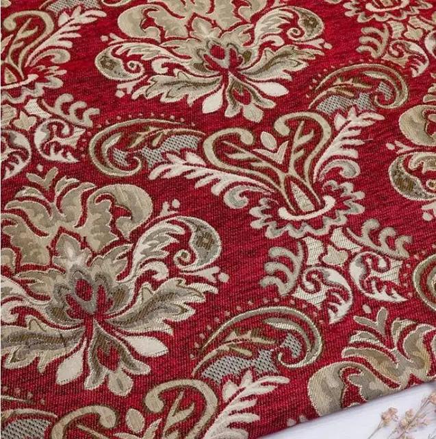 Tessuto A Metraggio Per Tende Tessuto Jacquard Gobelin Per