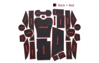 

For Lexus RX270 350 450H Gate Slot Rubber Car Mat/Pad Non-Slip Car Accessories LHD Free Shipping 3Colors 24PCS