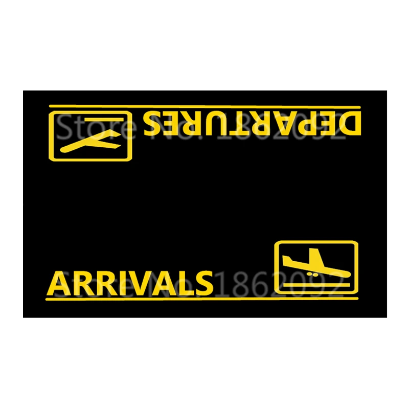 Hot Funny Arrival Departure Welcome Mat Entrance Novelty Doormats