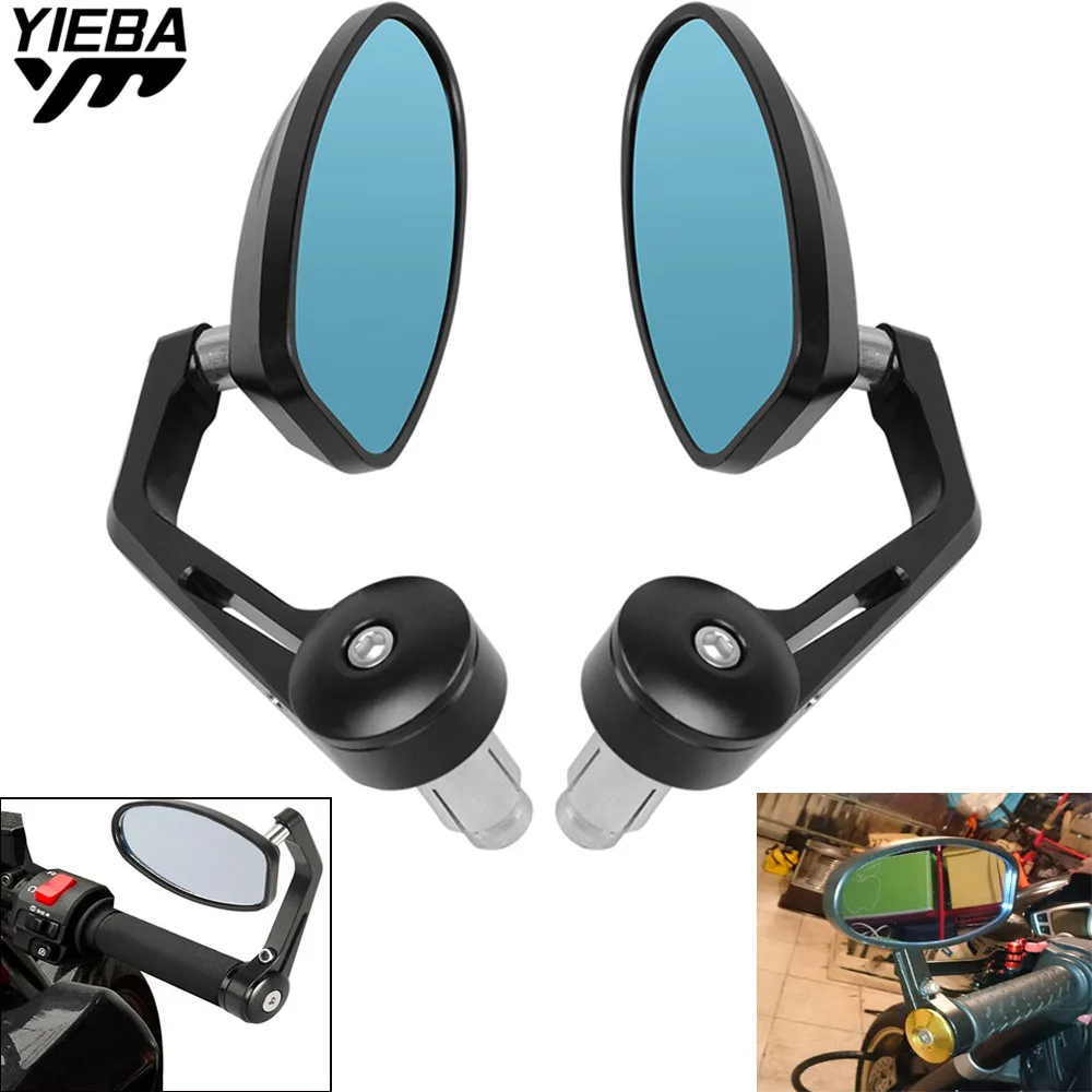 

Universal Motorcycle bar end mirror Rear view Side mirrors FOR TRIUMRH Thunderbird Sport Daytona 650 Rocket III SE Tiger ABS