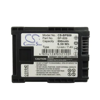 

Cameron Sino 890mah battery for CANON BP-809 VIXIA HF M30/31/32 S20 FS11 HG20 XA25 HFS30 BP-809/B Camera Battery