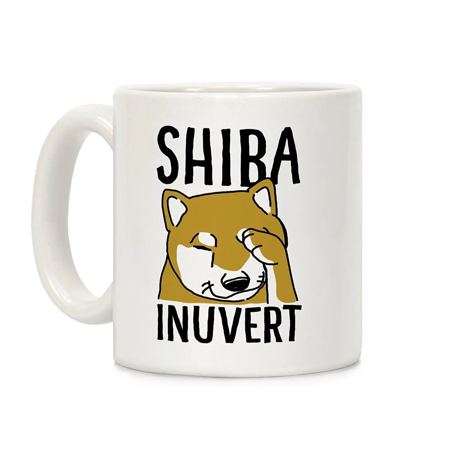 Белая керамическая кофейная кружка shaba Inuvert 11 унций|Кружки| |