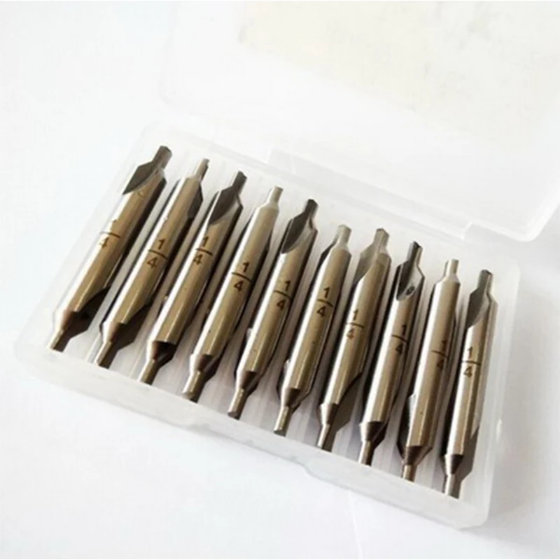 60 Degree Tip Angle Countersink Bit Set A Type 1/8" Tip Diameter HSS