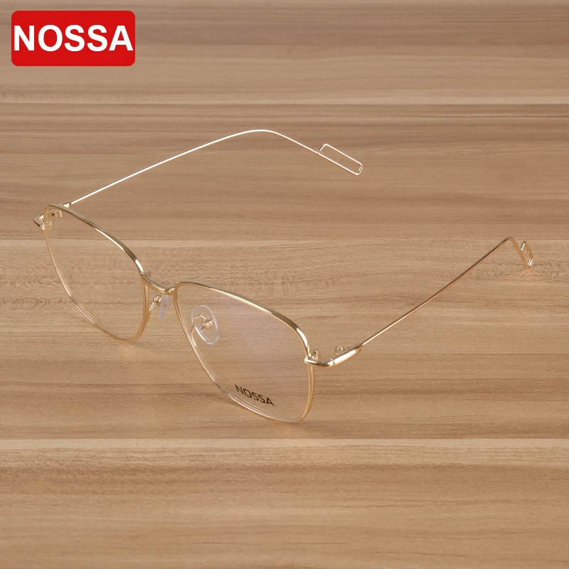 

NOSSA 2017 Unisex Super Light Metal Optical Glasses Frame Elegant Glasses Brand Designer Prescription Eye Glasses Frame Hot Sale
