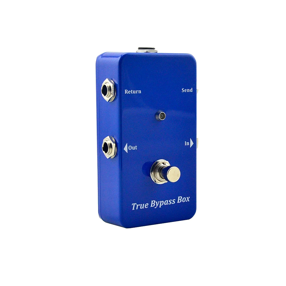 Loop True Bypass Guitar Effect Pedal Looper Switcher Blue Loop switch