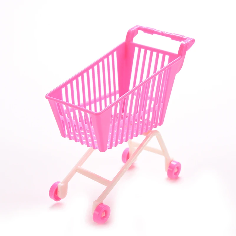 1 X Shopping Cart for   Best Christmas Gifts for Kids Classic Toys Trolleys for Kids Girls Birthday Gift Doll Accessorises