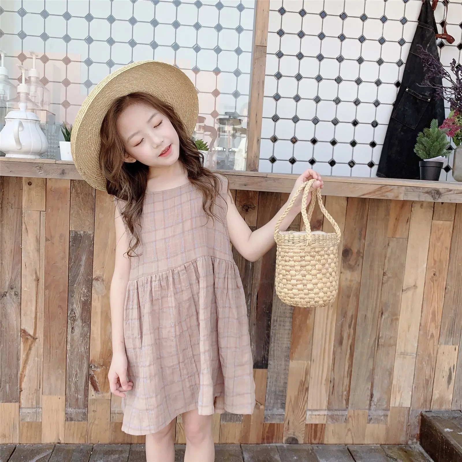 

Baby Princess Dress 2019 New Girls Plaid Dress Kids Sundress Children Cotton Dress Kids Dresses for Girls,#5245