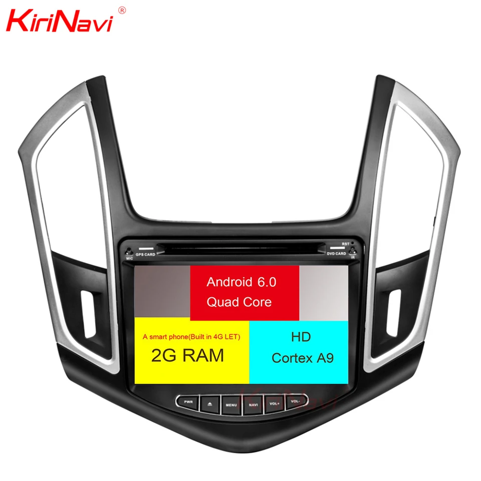KiriNavi Восьмиядерный 4G ПУСТЬ android 7 стерео для Chevrolet Cruze gps Мультимедийная система 2013- поддержка 4K видео 4G