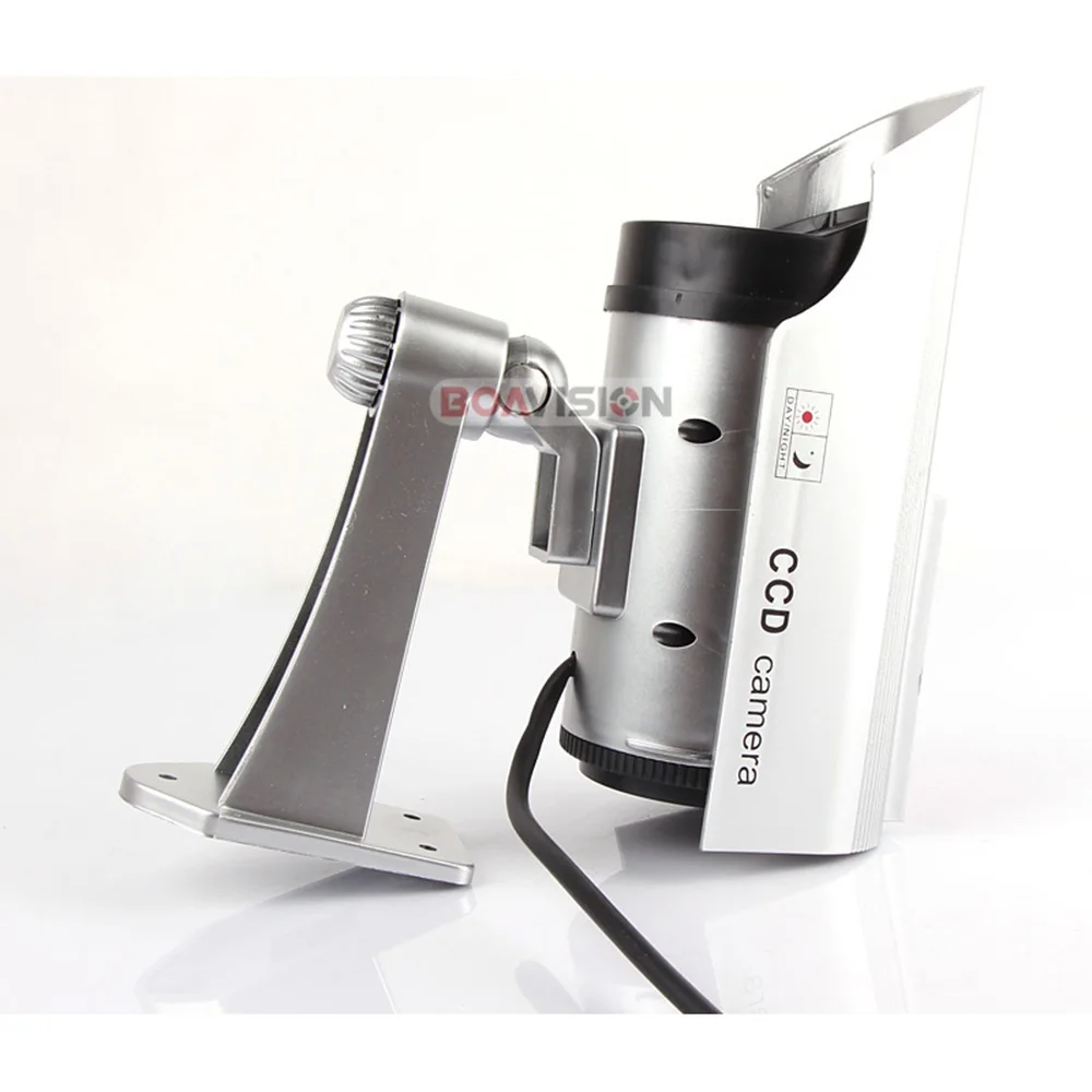 Solar gun type monitors Security Use Real Looking Dummy Fake CCTV Camera Security Camera with Solar gun type monitors Security Use Real Looking Dummy Fake CCTV Camera Security Camera with