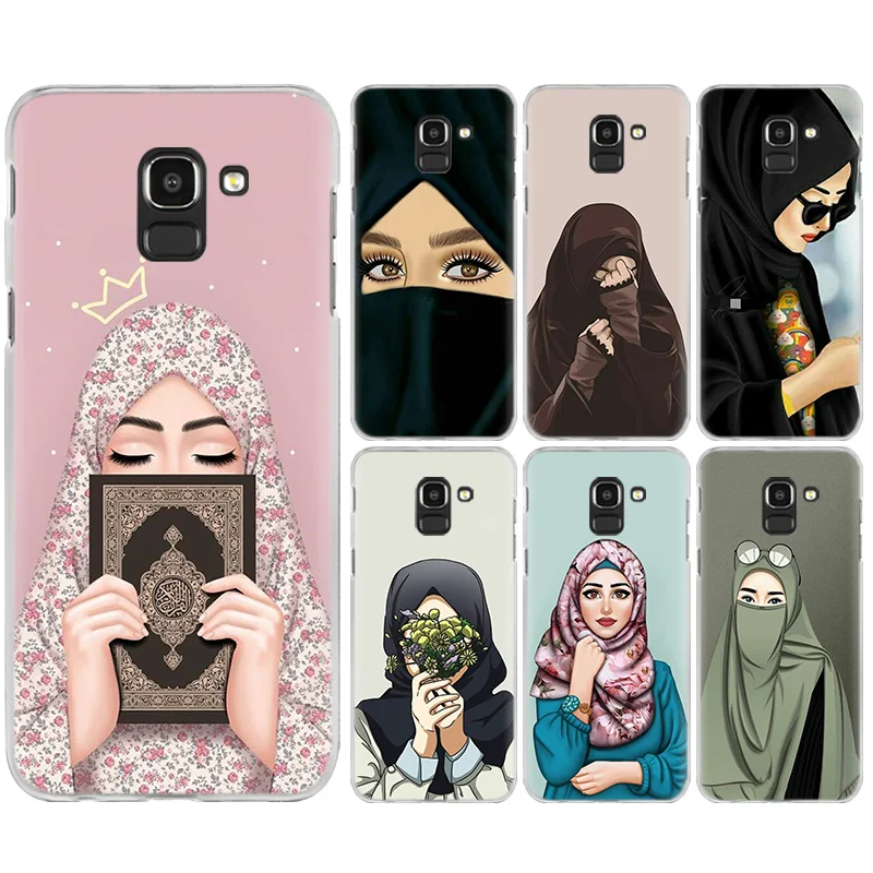 

Muslim Islamic Gril Eyes Case Cover for Samsung Galaxy A50 A30 A10 S10 S10e Plus A9 A8 A7 A6 Plus 2018 A9 Star Lite M30 M20 M10