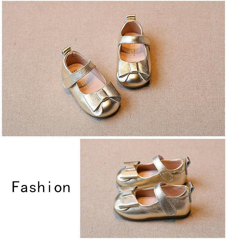 Arco do Bebê Caminhantes do Bebê Upscale Couro Genuíno Meninas Sapatos Moda Dança Princesa Mocassins Primeiro 8 Upscale couro genuíno arco do bebê meninas