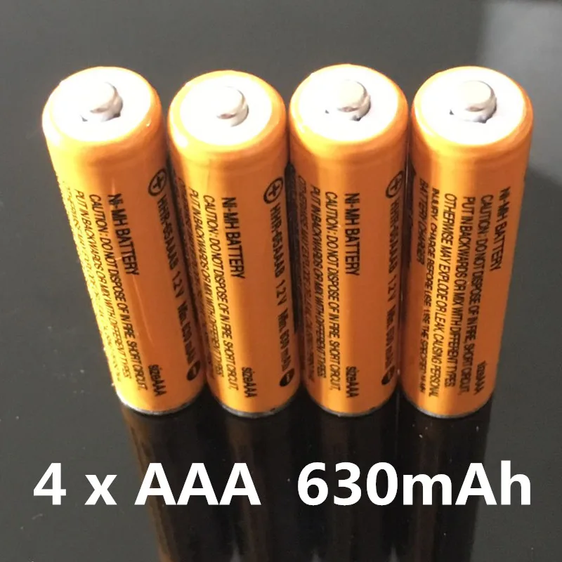 Buy Free shipping!Hi Power 4 x AAA /1.2V 630mAh Rechargeable NiHM Battery