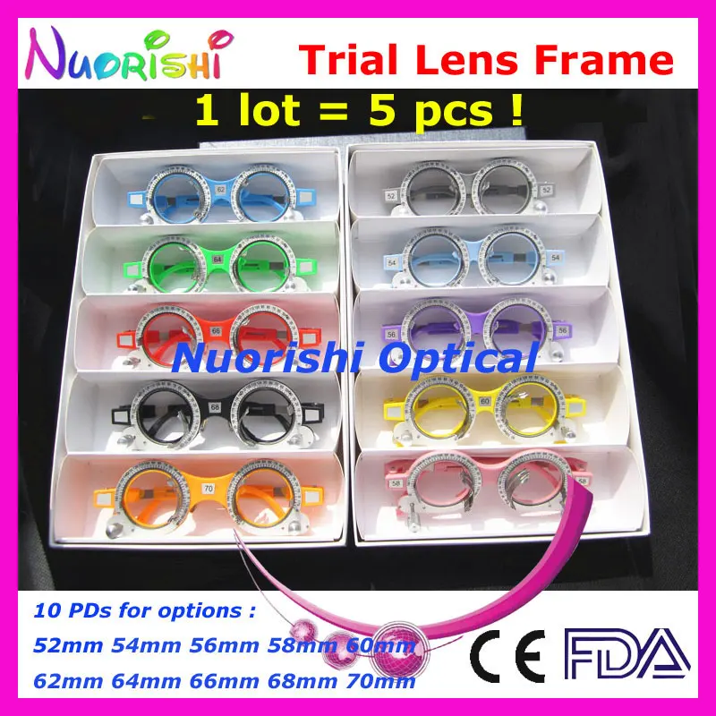 5 шт./партия разноцветные фиксированные линзы для объектива XD05|lens frame|trial lens frameframe