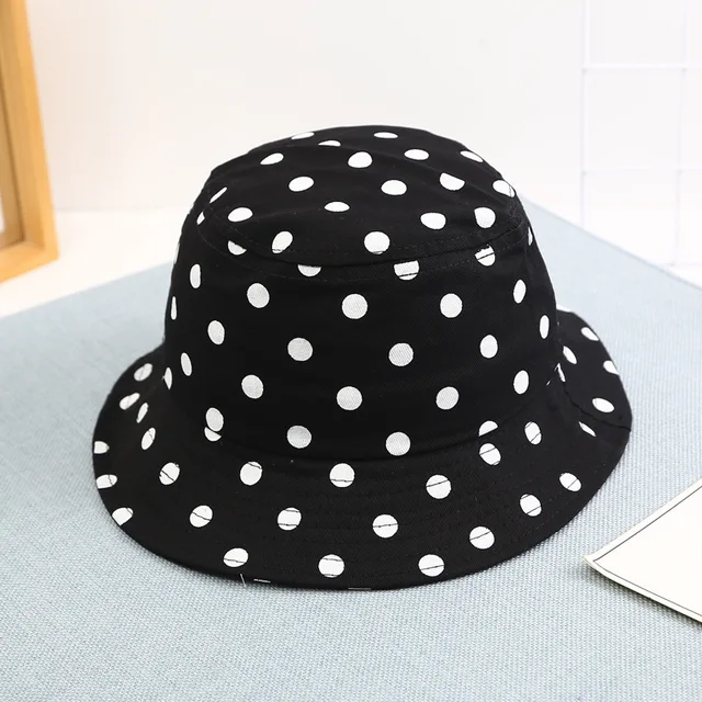 Dahlia Belted Polka Dot Bucket Summer Sun Hat