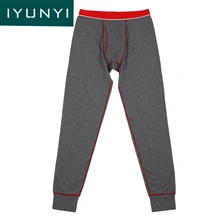 IYunyi Для мужчин хлопок Термальность Мотобрюки Кальсоны для женщин брюки теплые Нижнее Бельё для девочек База Слои Плотные брюки зимние леггинсы для мужчин