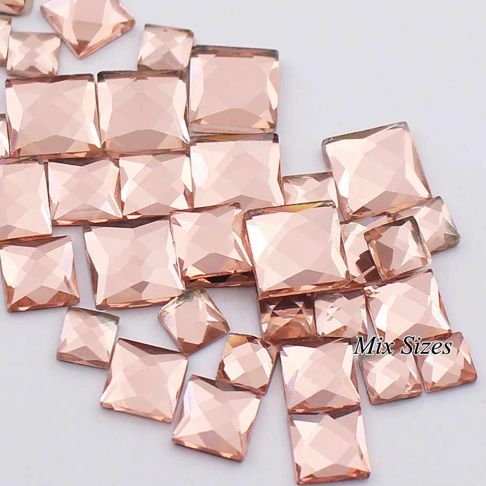 

2018Crystal Clear Hotfix Rhinestone 130pcs/lot Fancy Shape Iron on Strass Crystal Rhinestone Trim Glass Stone Craft for garment