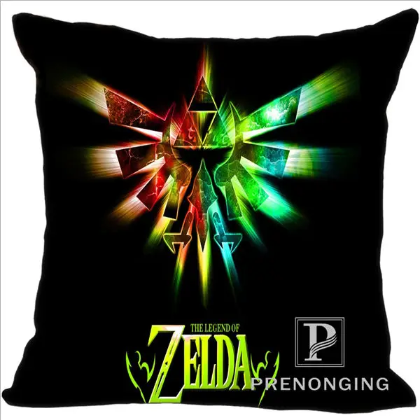 Custom Pillowcase Legend of Zelda Ocarina Square Zipper Pillow Cover Print Your Pictures(one side)180117#53 - Цвет: Pillowcases