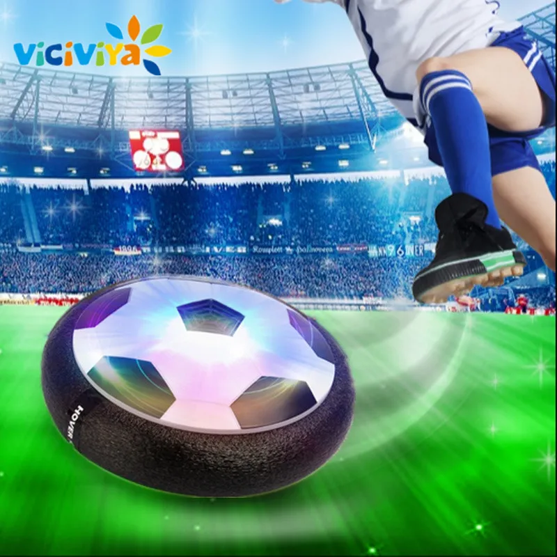 VICIVIYA Kids Levitate Suspending Football Light up Toy Colorful LED Hover Ball Indoor Soft Floating Foam