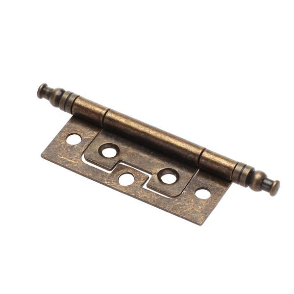 Pack of 10 Antique Brass Furniture Cabinet Door Hinge with Finals