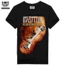 Summer style Lots OF Rock Design Led zeppelin Band Printed Men’s Men Rock T Shirt Rock Band T-shirt Short Sleeve Tshirt