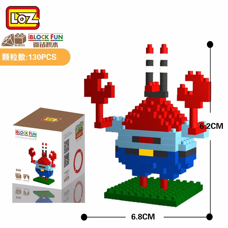 

LOZ Diamant Blocs de Construction Jouets Capitaine Abs Mini Briques Assemblage Blocs Micro Nano Kawaii Briques de Construction