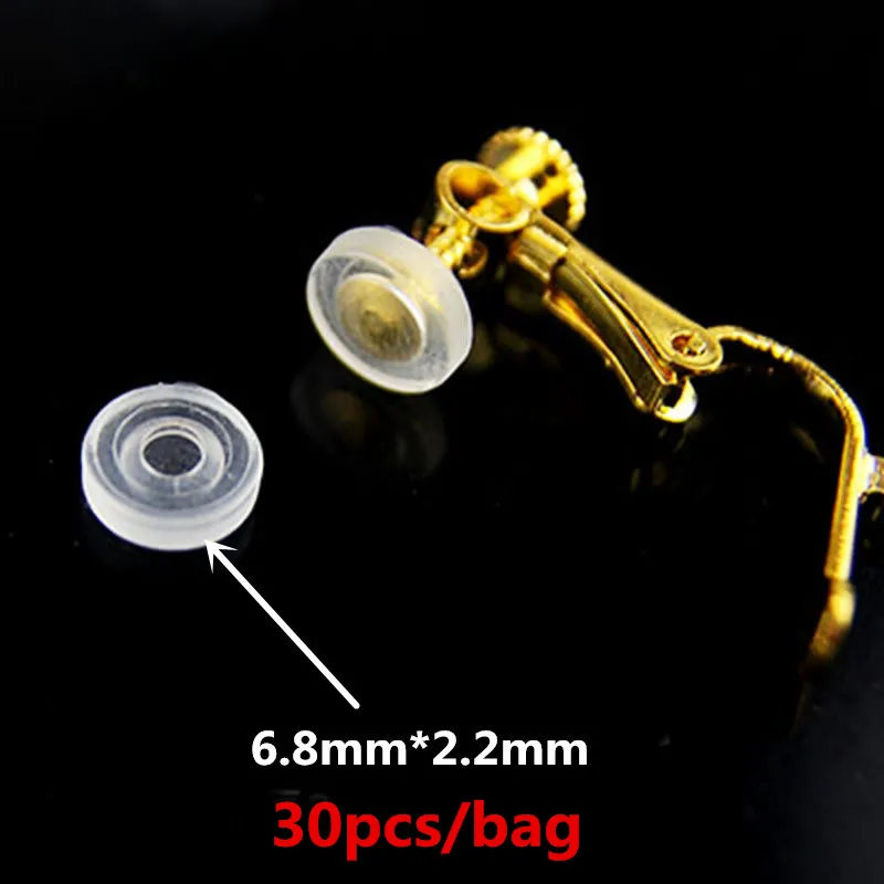 50-PCS-Transparent-White-Earring-Pads-Silicone-Comfort-Earring-Cushions-Earrings-Clear-Ear-Clip-Accessories-DIY
