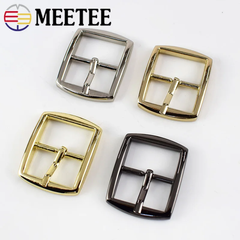 

Meetee 10/30/50pcs 20mm Metal Pin Buckle DIY Shoulder Strap Adjustment Tri Glide Buckle Luggage Hardware Sewing Accessory BD512