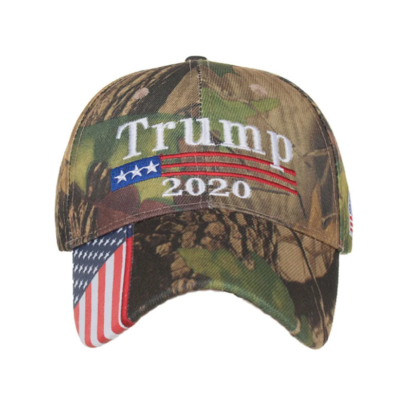 Бейсбольная кепка Trump, новая хлопковая бейсболка с вышитым флагом США, США, президент Дональд Трамп