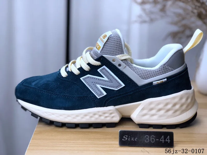 NEW BALANCE 574, три модели, мужские и женские кроссовки, Ретро стиль, повседневная обувь, NB574, спортивная обувь для отдыха и бега, 36-44 - Цвет: Blue