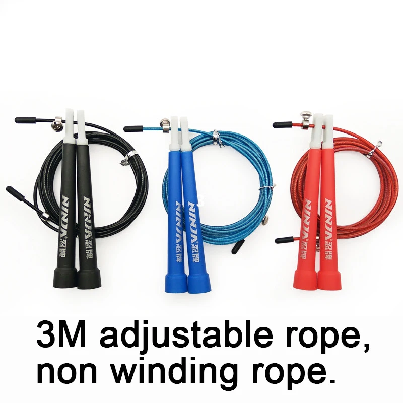 Steel Wire Adjustable Rope Skipping 3M Jump Rope Cuerda Crossift