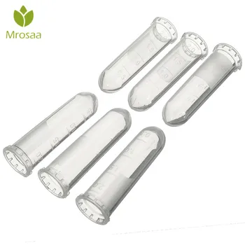 

20Pcs/pack 2mL Transparent Round Bottom Centrifuge Test Tubes Graduated Open-Top Plastic Clear Test Tube Laboratory Lab Supply