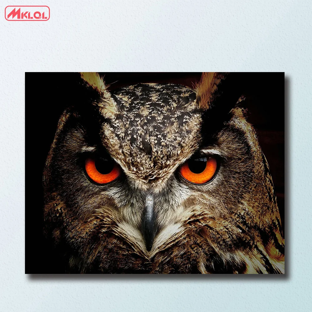 Buy Large size Owl eyes wall art Canvas Painting For