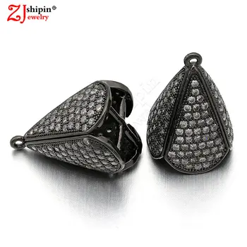 

ZJSHIPIN popular micro inlaid zircon CZ jewelry accessories suitable for DIY tassel earrings pendant jewelry found